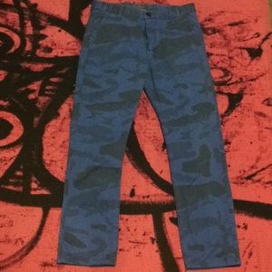 Dockers faded blue camo chinos